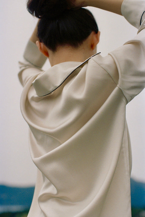 Classic in Glint クラシック・イン・グリントパジャマセット celebrate with silk.