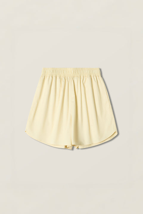 Cotton Sateen Shorts